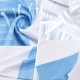 Maillot de football personnalisé à motif hexagonal dégradé violet foncé et blanc par sublimation Maillot de football personnalisé à motif hexagonal dégradé violet foncé et blanc par sublimation