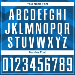 Maillot de football personnalisé à sublimation bleu clair blanc-noir