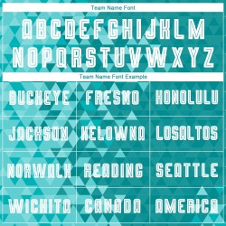 Maillot de football personnalisé à sublimation blanc sarcelle