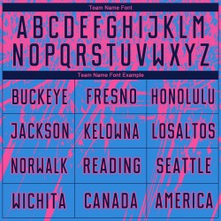 Maillot de football personnalisé à sublimation bleu marine et rose poudré